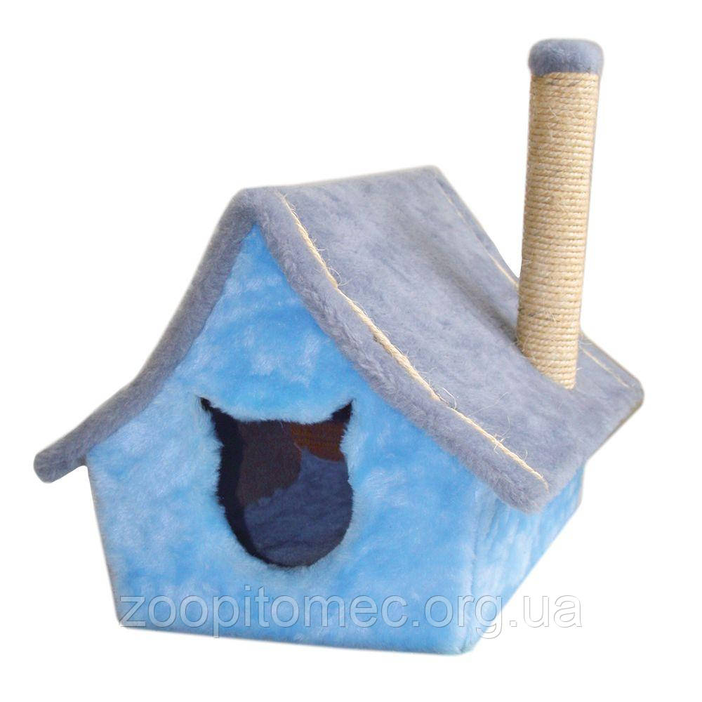Будиночок драпак для кішок МУРЧИК сезаль, 40*33*50 см, фото 1
