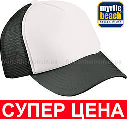 Кепка Тракер Унісекс Колір Білий/Чорний MB070-WHB