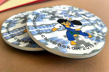 Круглые магниты на холодильник. Диаметр 68 мм 1