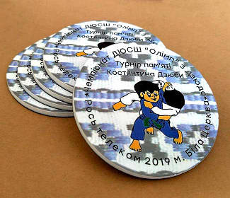 Круглые магниты на холодильник. Диаметр 68 мм 5