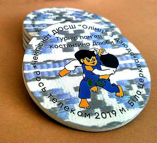 Круглые магниты на холодильник. Диаметр 68 мм 6