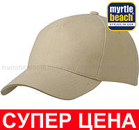 Класична п'ятипанельна кепка бавовна Колір Тілесний MB092-NTR