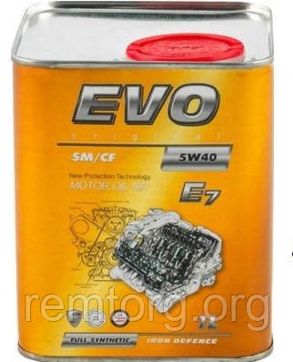 Моторне масло EVO E9 5W-30 SN/CF 4л.