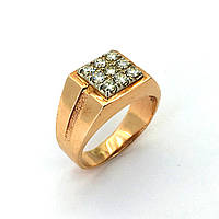 Золотой перстень с бриллиантами