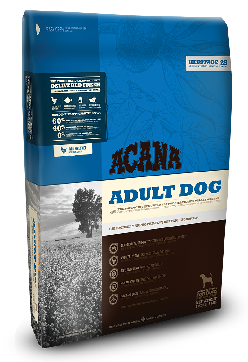 Acana (Акана) Adult Dog сухий корм для дорослих собак з куркою, 17 кг