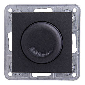 Світлорегулятор 600 Вт LXL Tesla графітовий металік