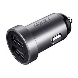 Автомобільний зарядний пристрій Aukey CC-S7 на 2 USB порту