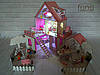 Дерев'яний Будиночок для ляльок ЛОЛ з меблями, двориком і текстилем, фото 5