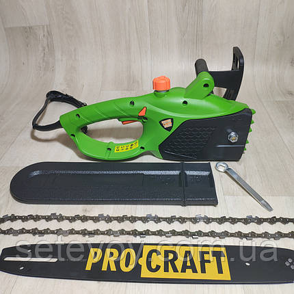 Ланцюгова пила PROCRAFT K 1800 електропила прокрафт, фото 2