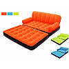 Надувний диван трансформер Bestway 67356 з насосом Orange, фото 3