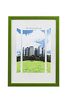 Рамка 30х40 з пластику - Зелений | салатний металік -- з склом або з склопластиком