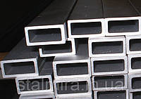 Труба алюминиевая прямоугольная 80/25, толщина стенки 2,5, марка АД31, Д16Т, АД0, АМг2, АМг3, Д1