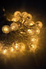 Світлодіодна гірлянда "Прозорі кульки" 50 LED Теплий білий, фото 2