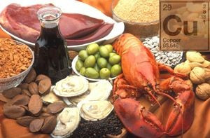 Мідь в продуктах
