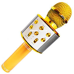 Мікрофон Караоке Wester WS-858 бездротова портативна колонка