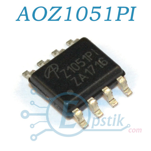 AOZ1051PI, DC-DC перетворювач, 3А 500кГц, SOP8