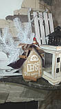 Прянечный будиночок з корицею, ручна робота, вис.16 см, фото 2