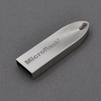 Флэш-накопитель Microflash UA115, USB 2.0, 32GB, Metal Design, BOX