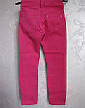 Кольорові котонові штани джинси на дівчаток 128,134 зросту Ayugi Туреччина, фото 2