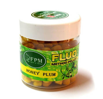 Soft Method Pellet Fluo FPM 8мм 50г у банку Plum Зливу