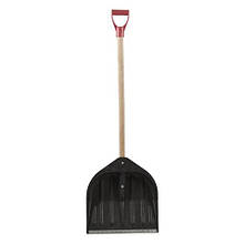 Лопата для снігу ABC з ручкою (чорна)