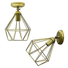 Бра в стилі лофт MSK Electric NL 0537-1 G (613595)