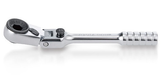 Тріскачка 1/4" міні 60 зубців з шарніром Toptul CHEV0811
