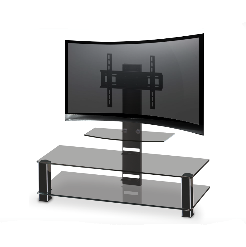 Тумба ТВ з кронштейном Статус New Decor Black (1250х450х1250)