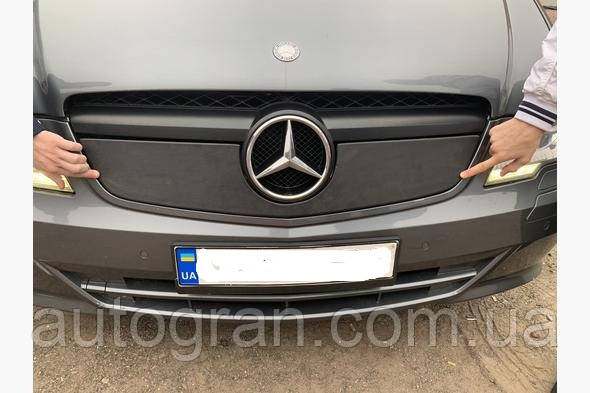 Зимова накладка заглушка захист радіатора Mercedes Vito W639 2010-2015