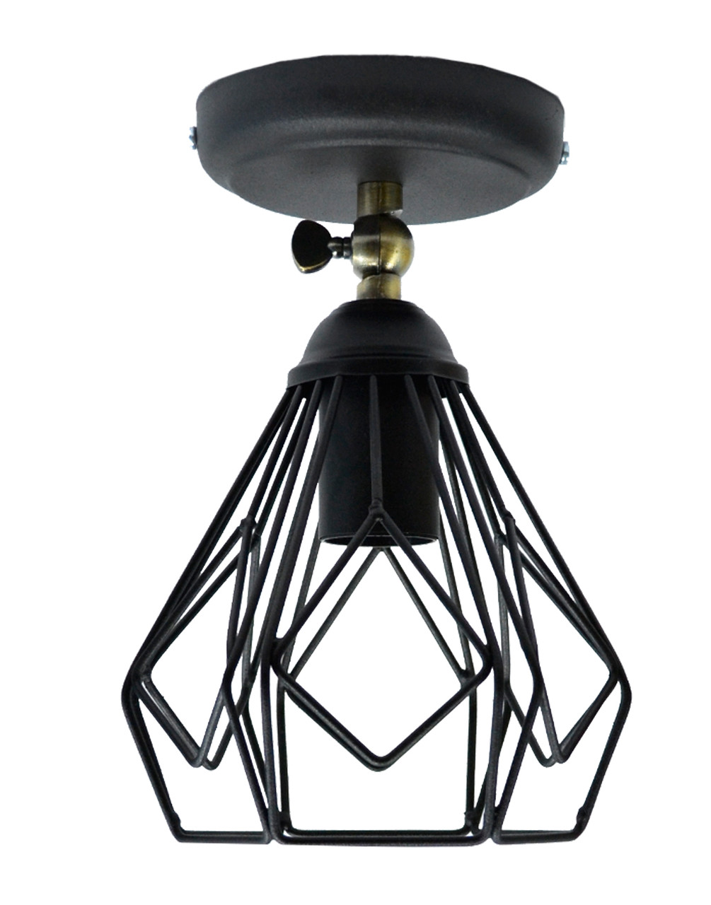 Світильник настінний бра NL 538-1 B MSK Electric Е-27 Лофт чорний