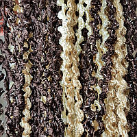 Штори нитки спіралі, локшина, макарони з люрексом