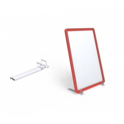 Менюхолдер настільна рамка А4 на ніжках під кутом 75 градусів (1401), фото 1