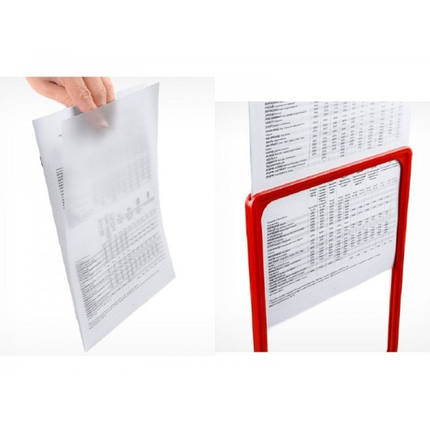 Захисна кишеня А6 для поліграфічної вставки, Вкладиш-протектор антибліковий для рамки А6 (1116), фото 2