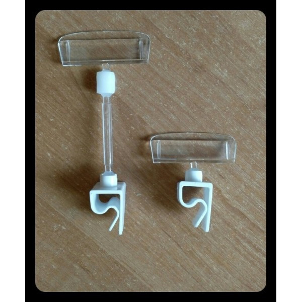 Кліпса кулінарна + цінникотримач 50 мм + подовжувач 50мм (5100)