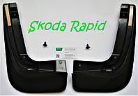 ОРИГІНАЛЬНІ ЧЕХІЯ задні бризковики, к-т (2 шт.) для Шкоду Рапід Skoda Rapid 5JA071101A SkodaMag