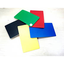 Табличка L (10шт/уп) розмір поля для написи 50х75мм пластикова для написання крейдяним маркером (1026), фото 5