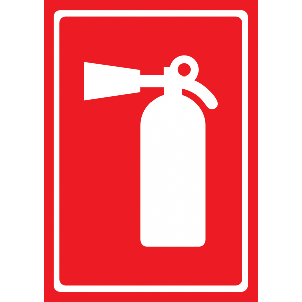 Табличка ламінована А6 (105*148 мм) Вогнегасник вуглекислотний (0458)