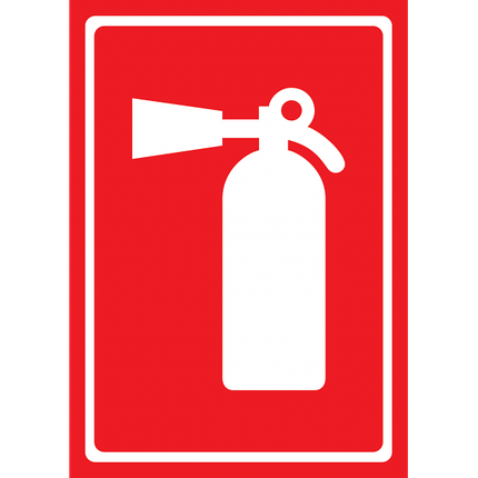 Табличка ламінована А6 (105*148 мм) Вогнегасник вуглекислотний (0458), фото 1