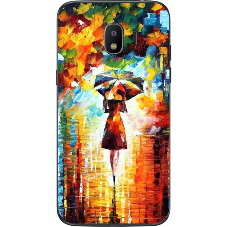 Силіконовий чохол бампер для Samsung J2 2018 Galaxy J250 з малюнком Прогулянка