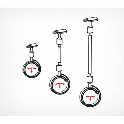 Цінникоутримувач на ковбасні вироби Равлик (30-120 мм) + ніжка 100 мм, Утримувач цінника на ковбасу (5078), фото 3