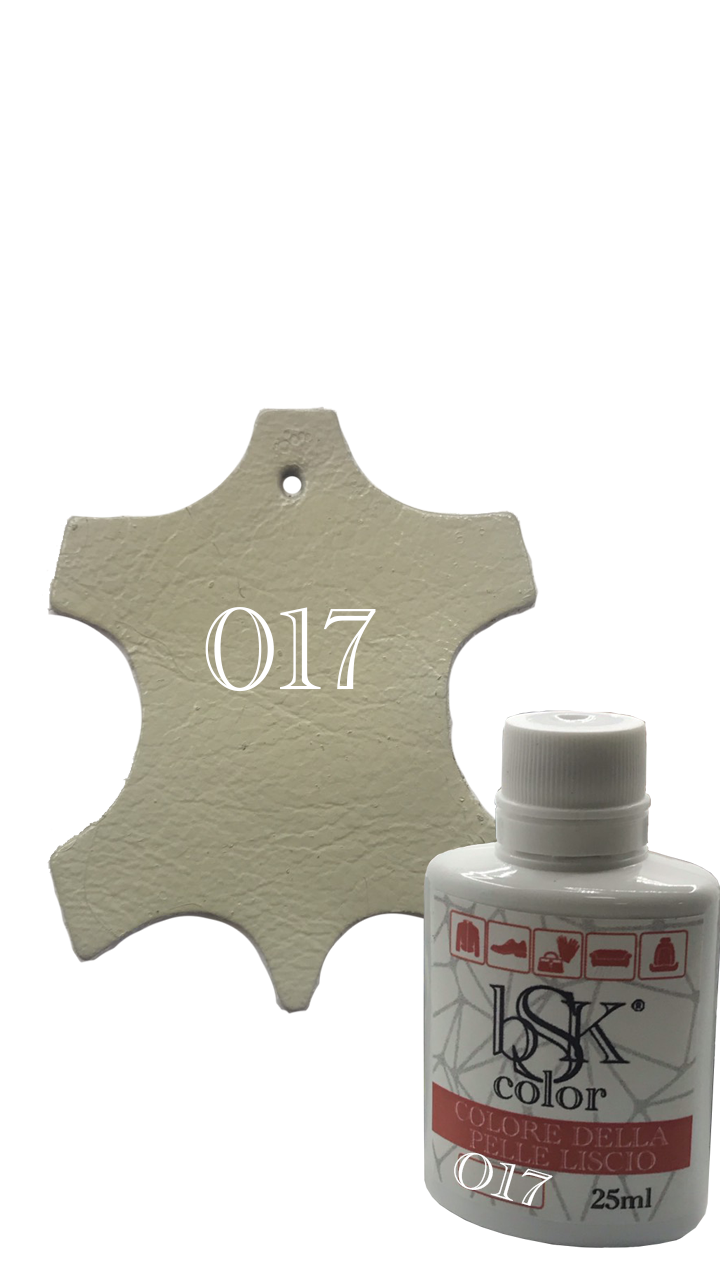 Фарба для гладкої шкіри брудно-бежева Bsk color No017 25 мл