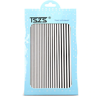 Гнучка стрічка для дизайну нігтів, чорна