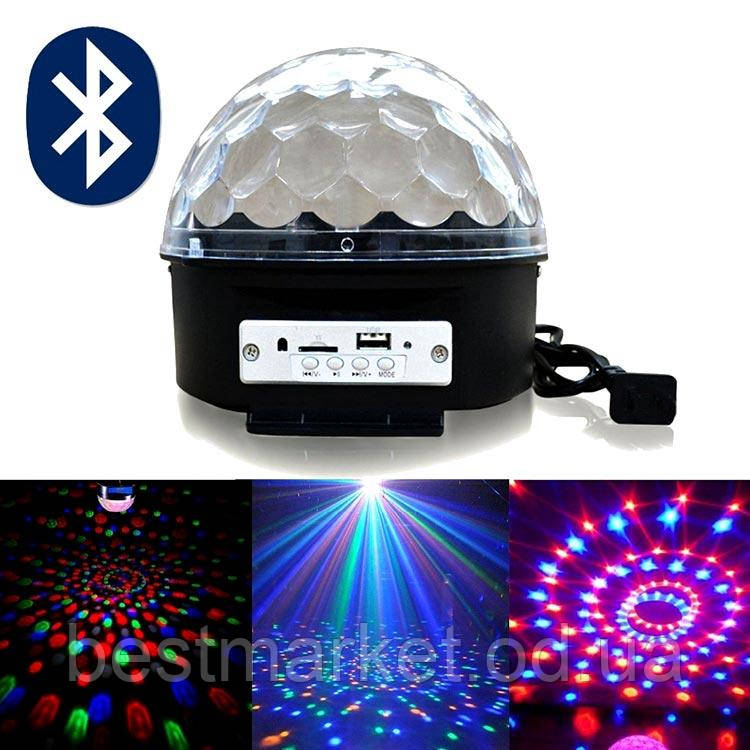 Светодиодный Диско Шар с Bluetooth LED Magic Ball Light MP3 - фото 6 - id-p838009754