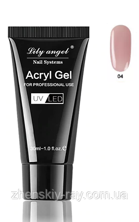 Акрил-гель Lily Angel No4, 30 мл, фото 1