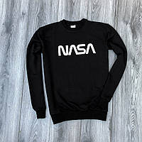 Чоловічий весняний світшот NASA модний стильний (чорний)