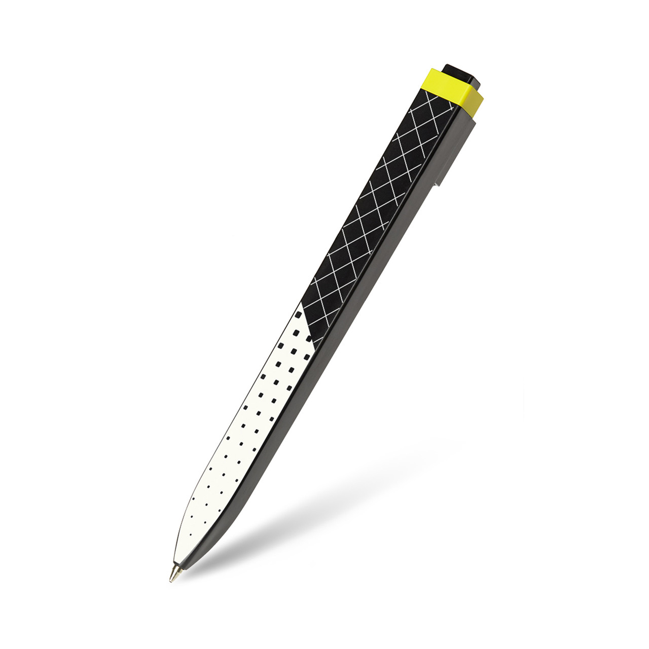 Ручка кулькова Moleskine Go 1,0 (жовтий патерн) (EW8T1CMPHM10) (8058647625157)