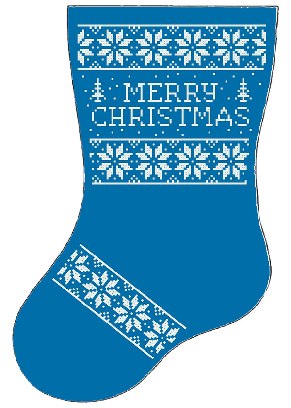 СКМ-237. Схема для вишивки бісером Новорічний чобіток., фото 1