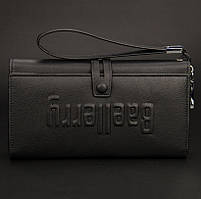 Чоловічий клатч гаманець Baellery Чорний