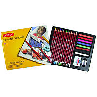 Набор пастельных карандашей + пастель 24 предмета Derwent Pastel Collection 070030