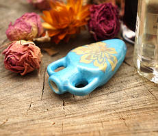 Аромакулон "Ключ життя малий" 4,5*2,7*1 см. Блакитний